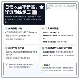 日债收益率新高，全球流动性承压