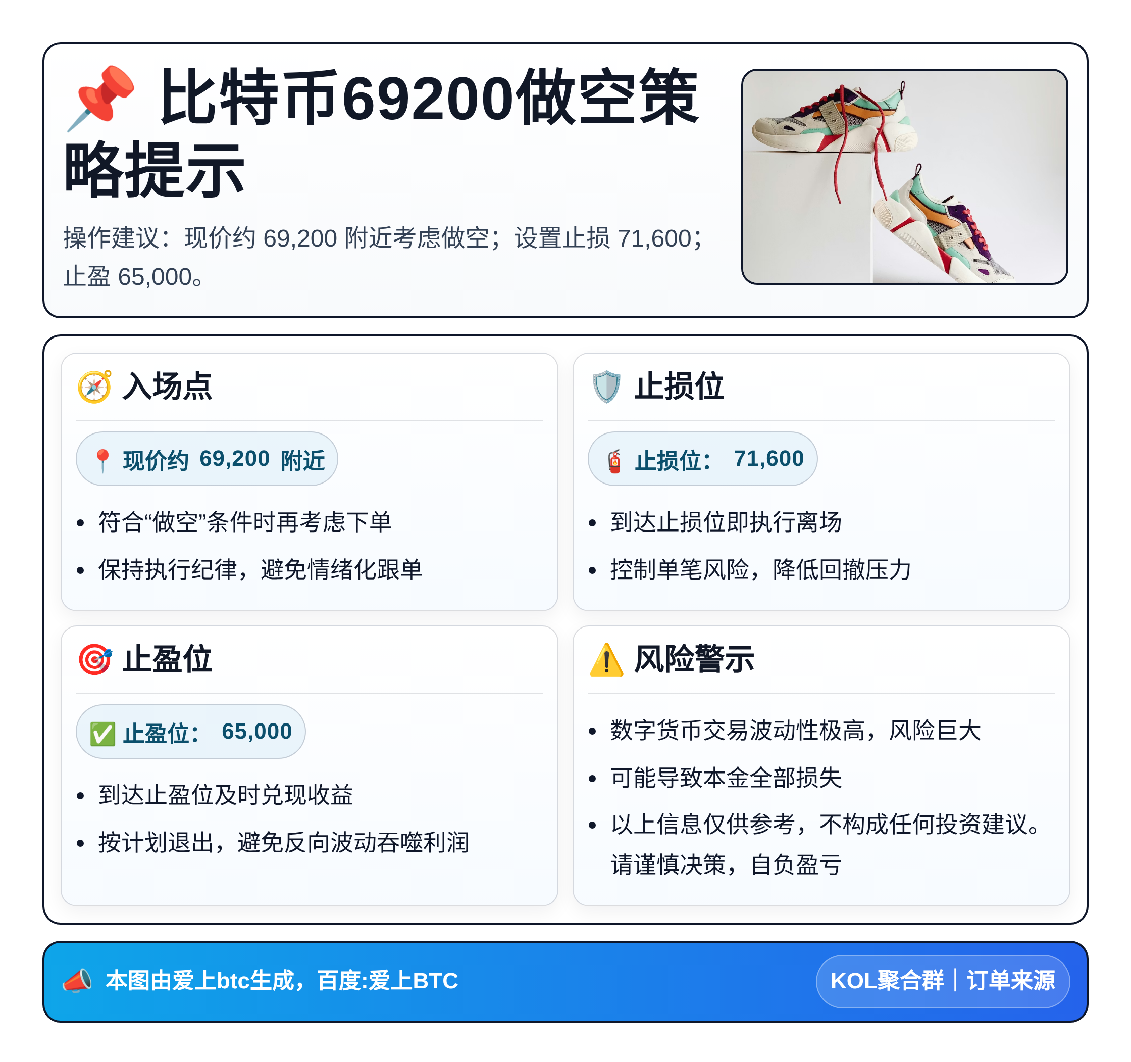 2026-04-06 00:31:15 比特币69200做空，止损71600，止盈65000