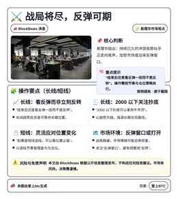 战局将尽，反弹可期