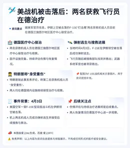 美战机被击落飞行员在德治疗