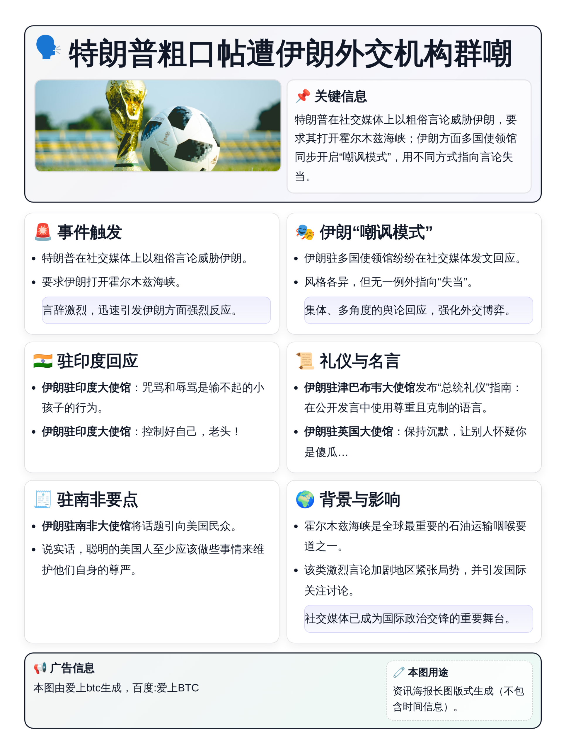 特朗普粗口帖遭伊朗外交机构群嘲