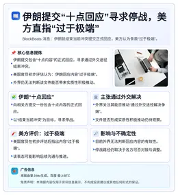 美方称伊朗条款“过于极端”