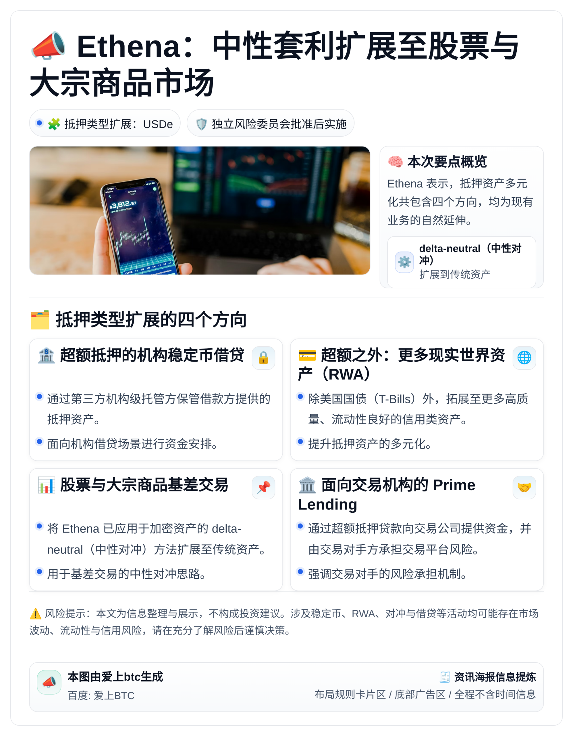 Ethena：中性套利扩展至股票与大宗商品市场