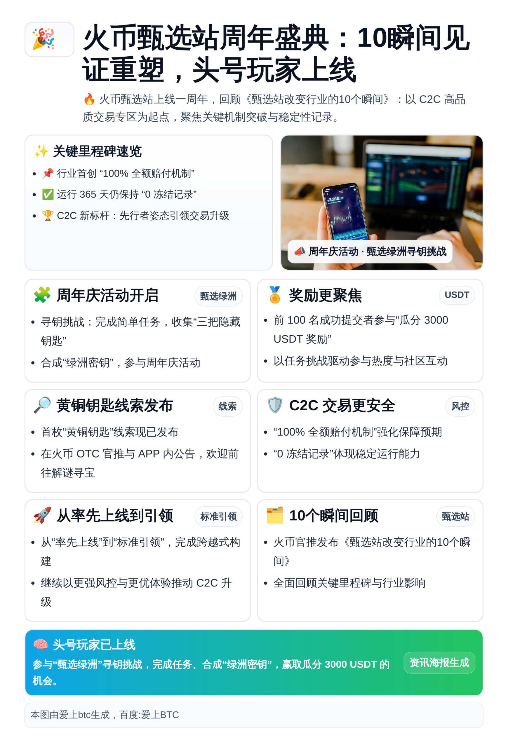 火币甄选站周年盛典：10瞬间见证重塑，头号玩家上线
