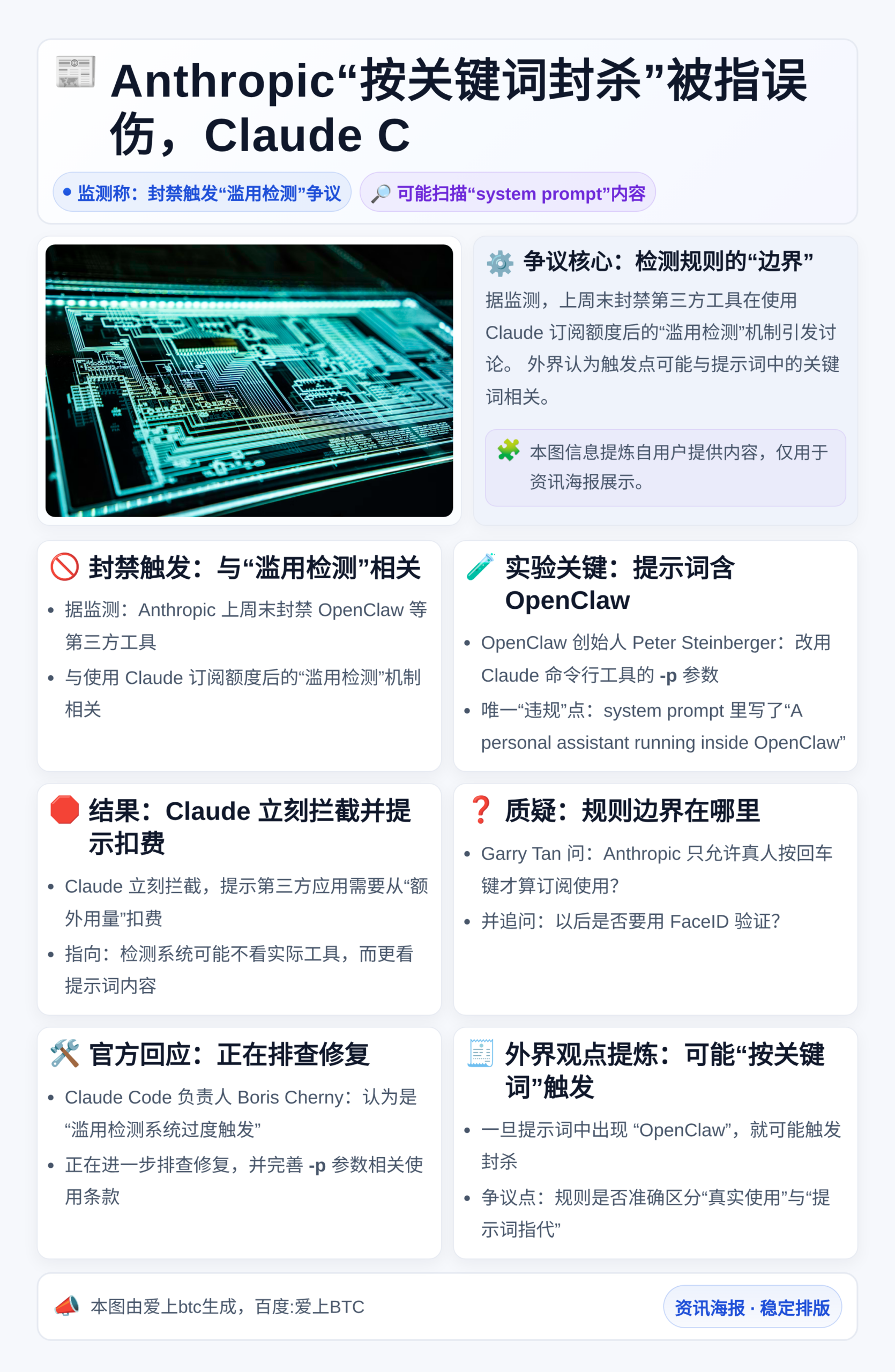 Anthropic“按关键词封杀”被指误伤，Claude C