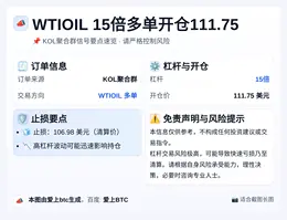 2026-04-07 09:43:58 WTIOIL 15倍多单开仓111.75