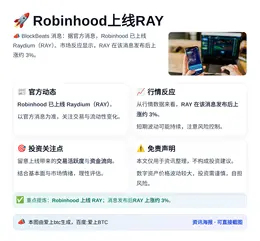 Robinhood上线RAY