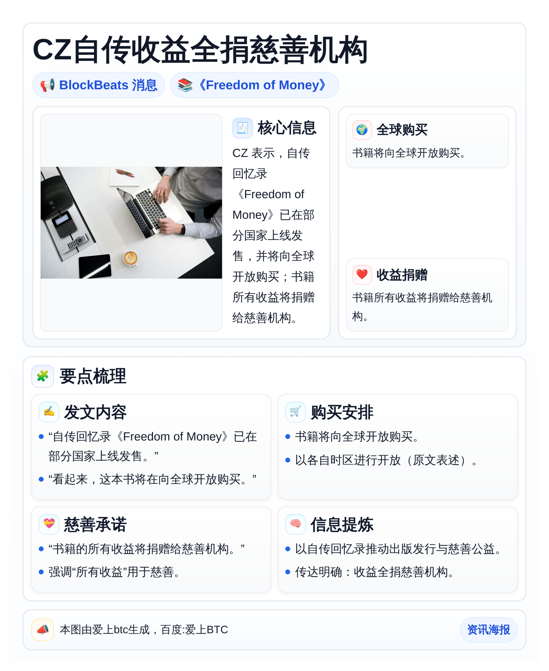 CZ自传收益全捐慈善机构