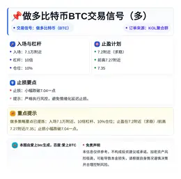 2026-04-08 13:43:54 做多比特币BTC交易信号（多）