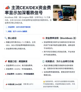 主流CEX/DEX资金费率显示加深看跌信号