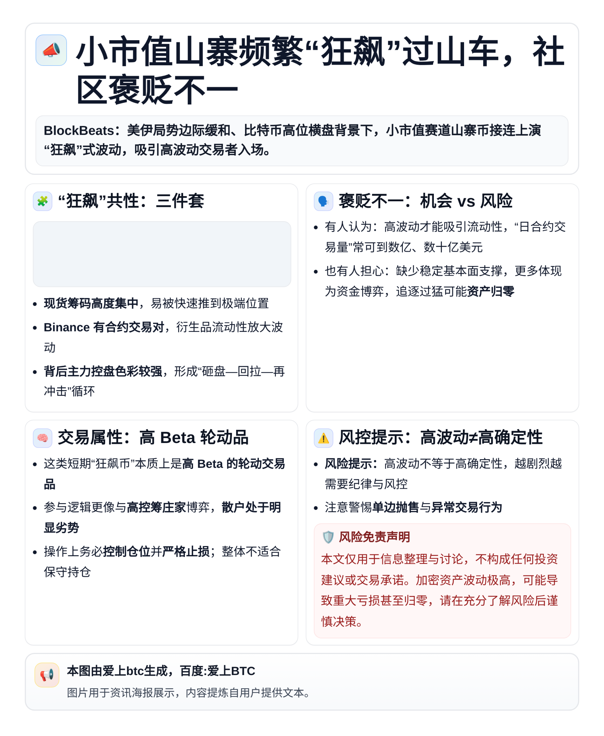 小市值山寨频繁“狂飙”过山车，社区褒贬不一