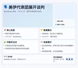 美伊代表团展开谈判