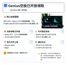 Genius空投已开放领取