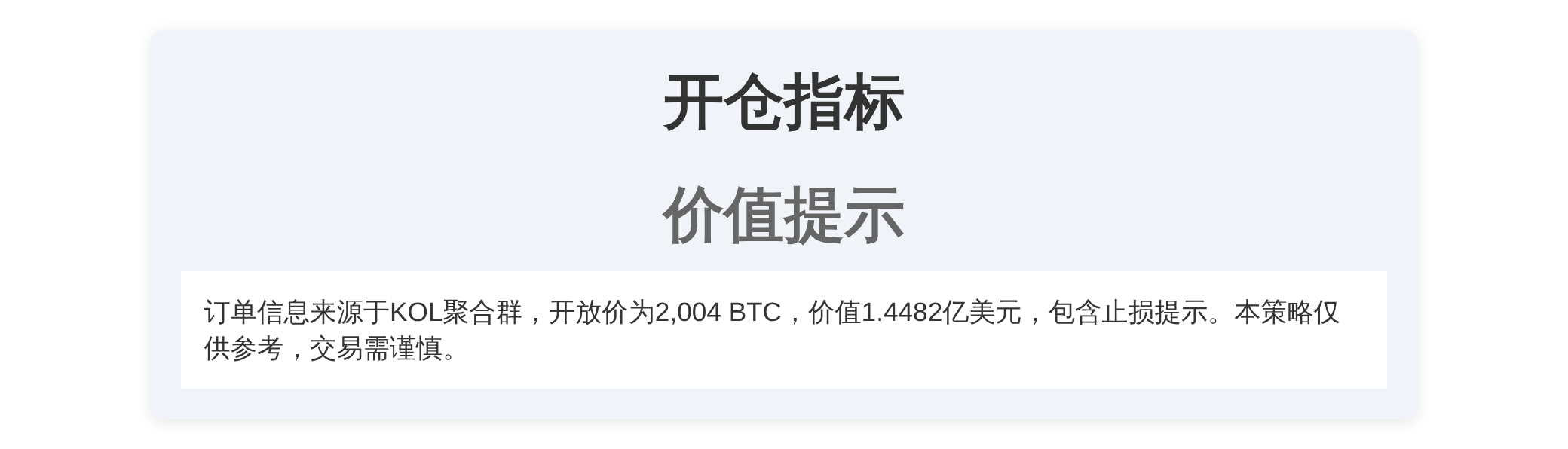 2026-04-14 01:06:48 开仓指标  
价值提示  
止损提示