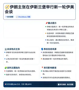 伊朗主张在伊斯兰堡举行新一轮伊美会谈