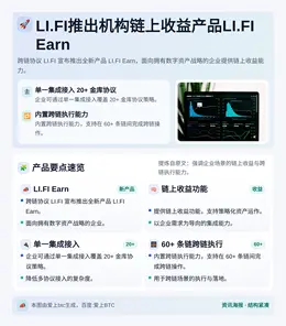 LI.FI推出机构链上收益产品LI.FI Earn