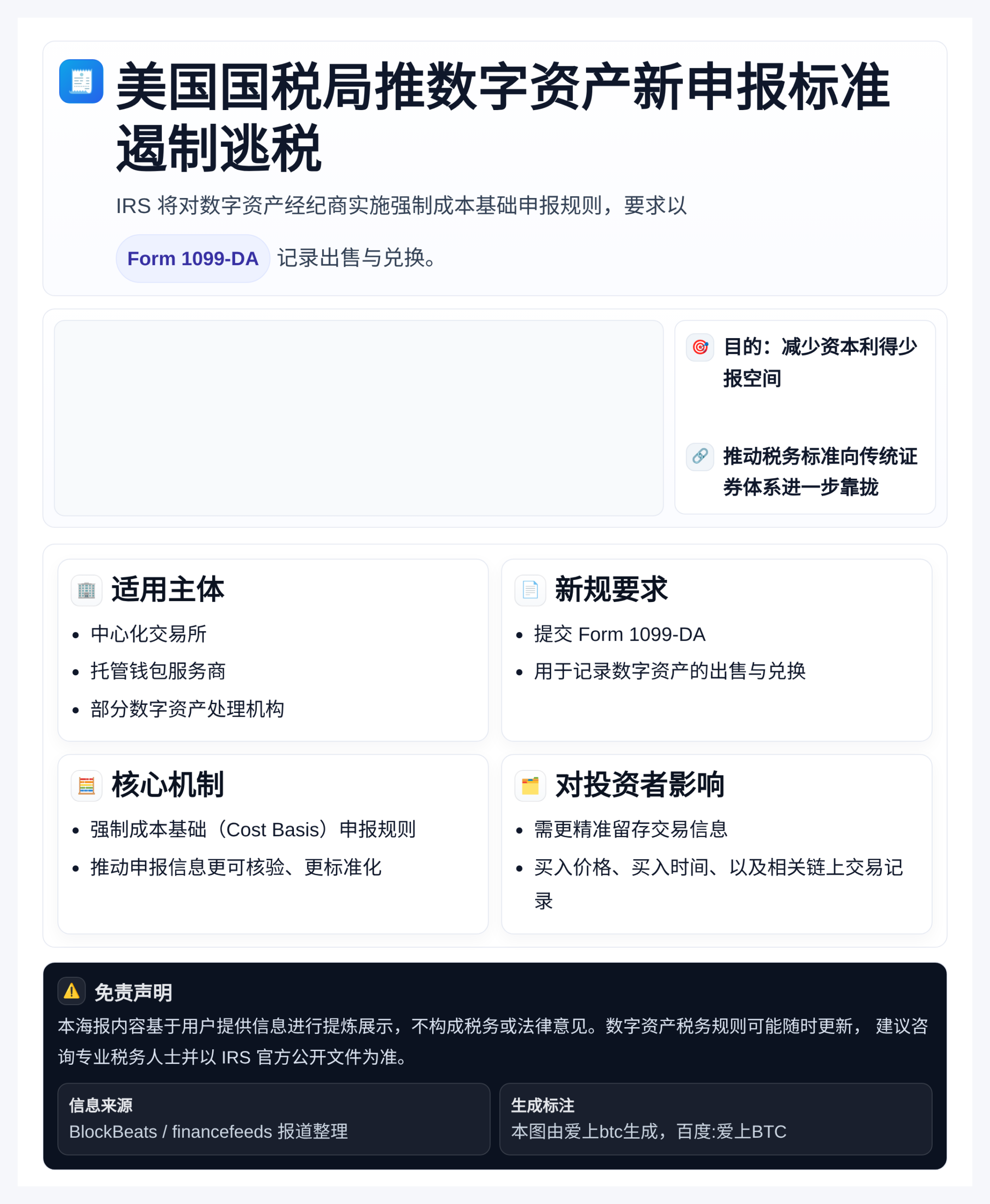 美国国税局推数字资产新申报标准遏制逃税