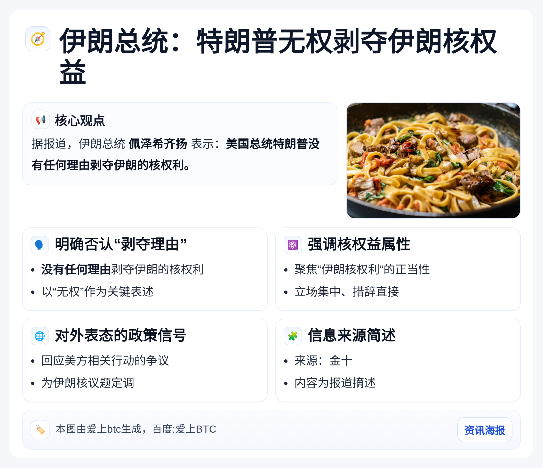 伊朗总统：特朗普无权剥夺伊朗核权益