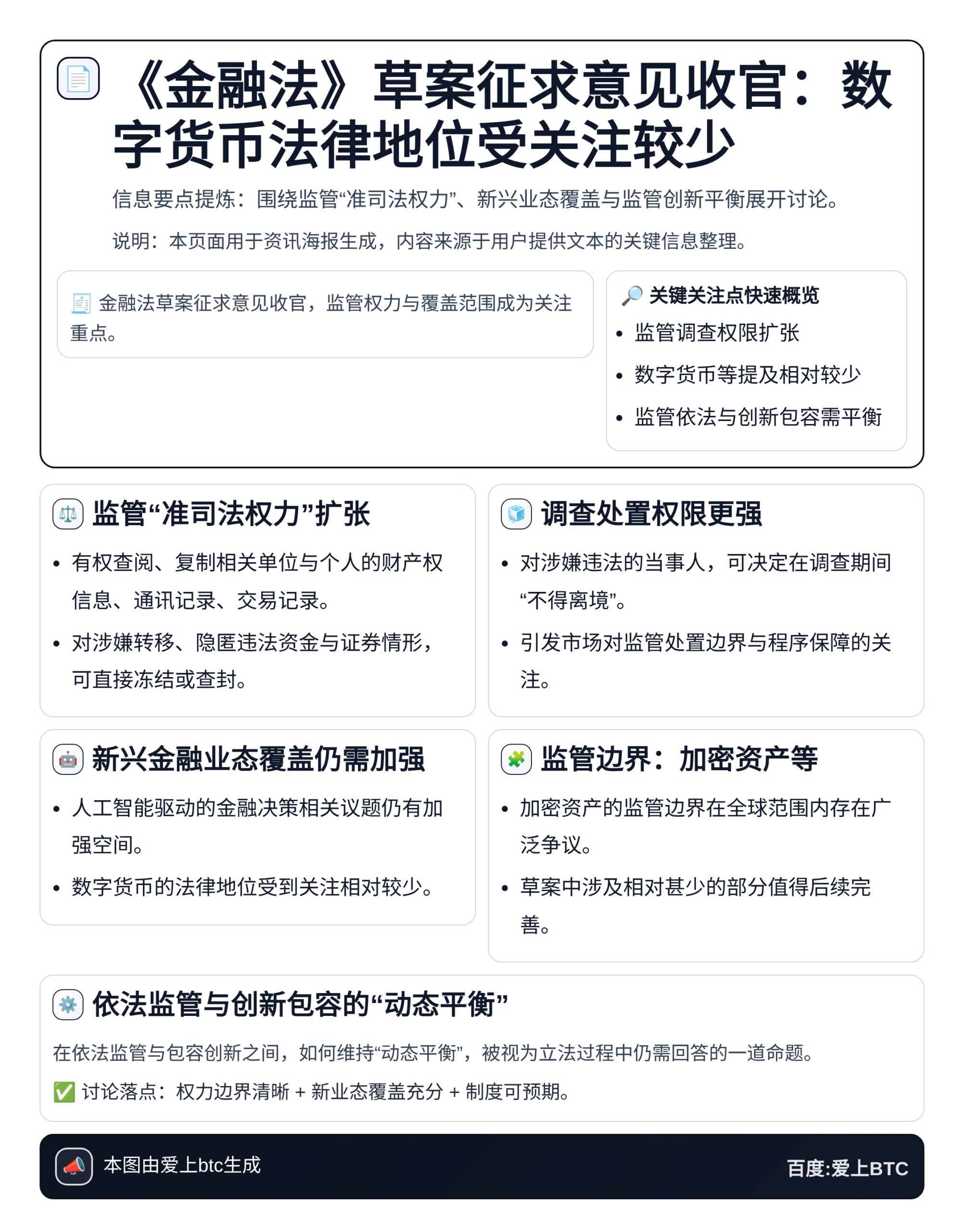 《金融法》草案征求意见收官：数字货币法律地位受关注较少