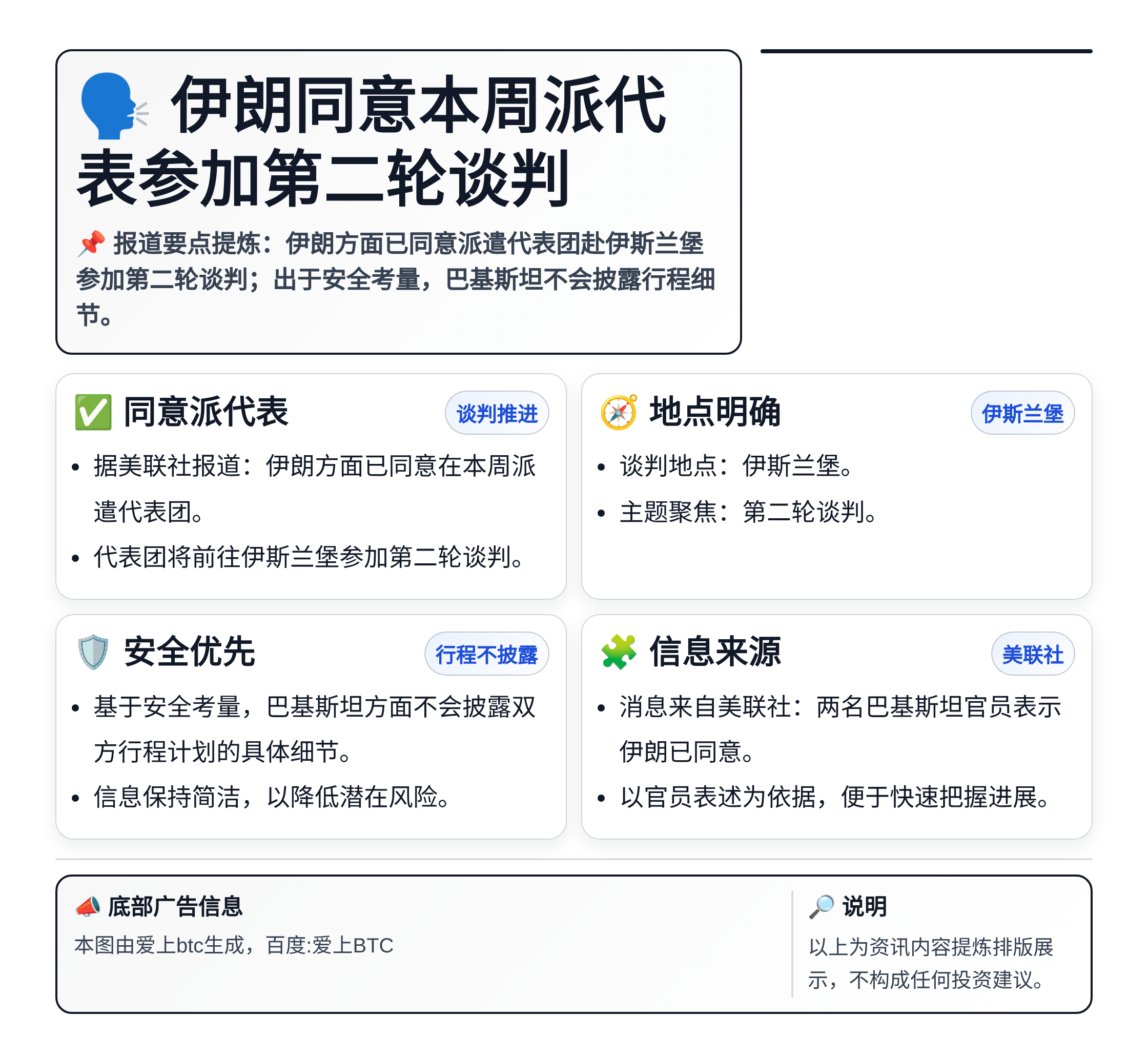 伊朗同意本周派代表参加第二轮谈判