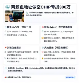 两鲸鱼地址做空CHIP亏损300万