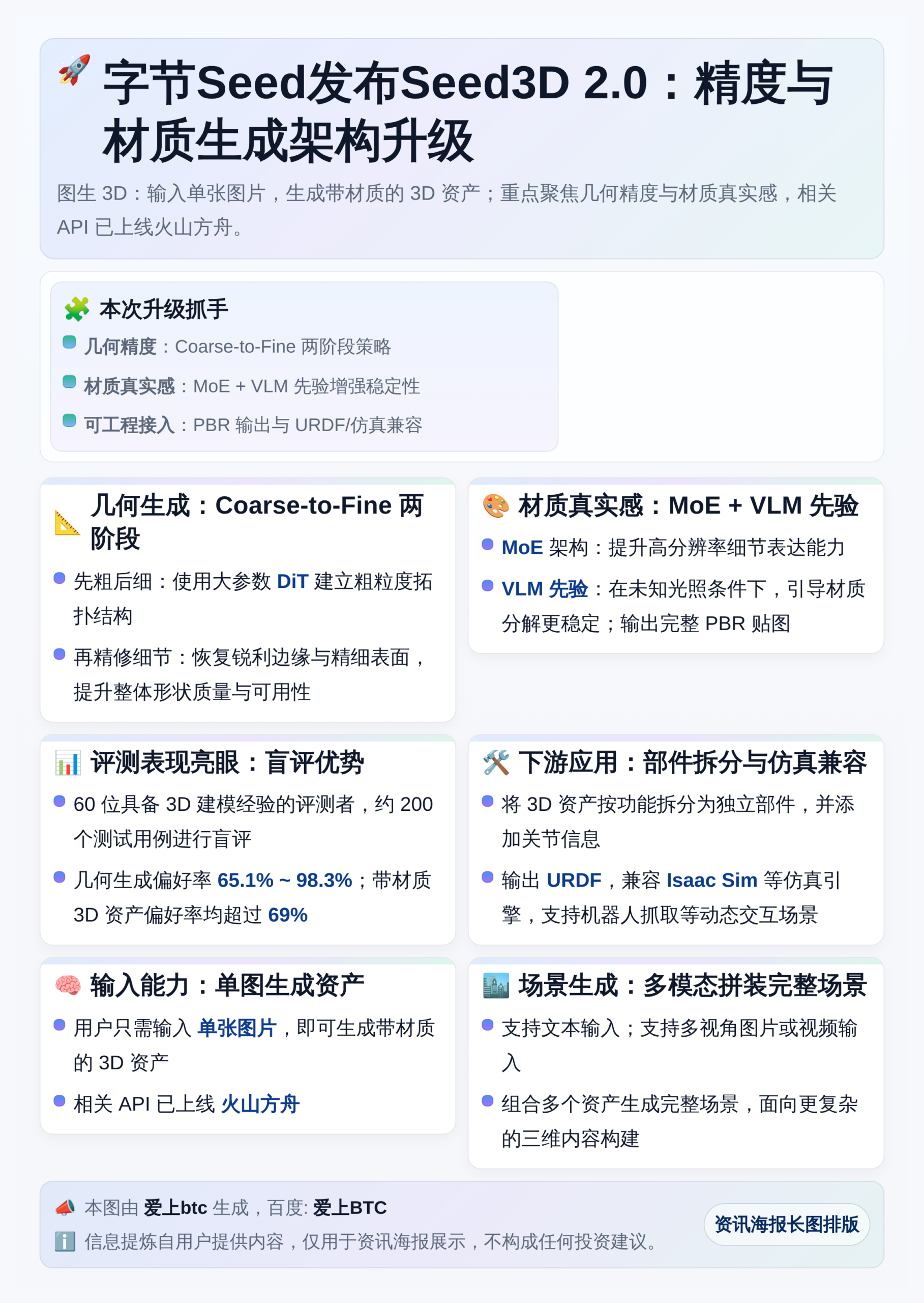 字节Seed发布Seed3D 2.0：精度与材质生成架构升级