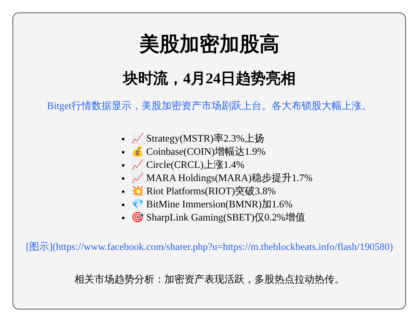 美股加密加股高