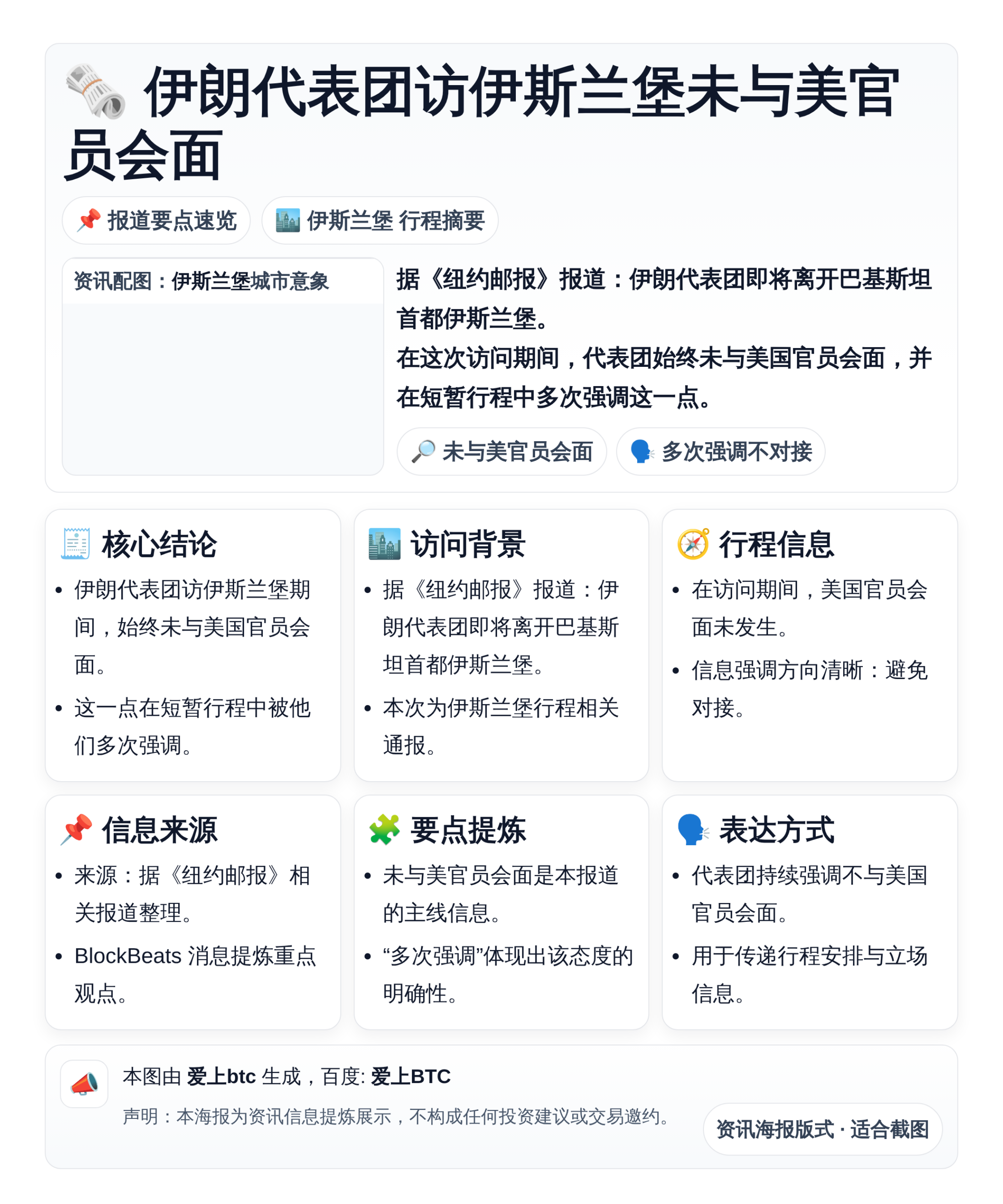伊朗代表团访伊斯兰堡未与美官员会面