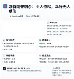 辱特朗普刺杀：令人作呕，幸好无人受伤