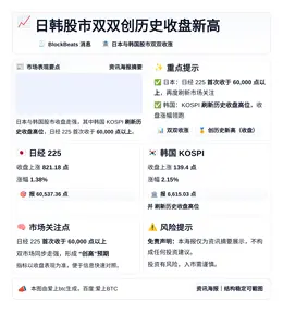 日韩股市双双创历史收盘新高