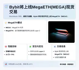 Bybit将上线MegaETH(MEGA)现货交易