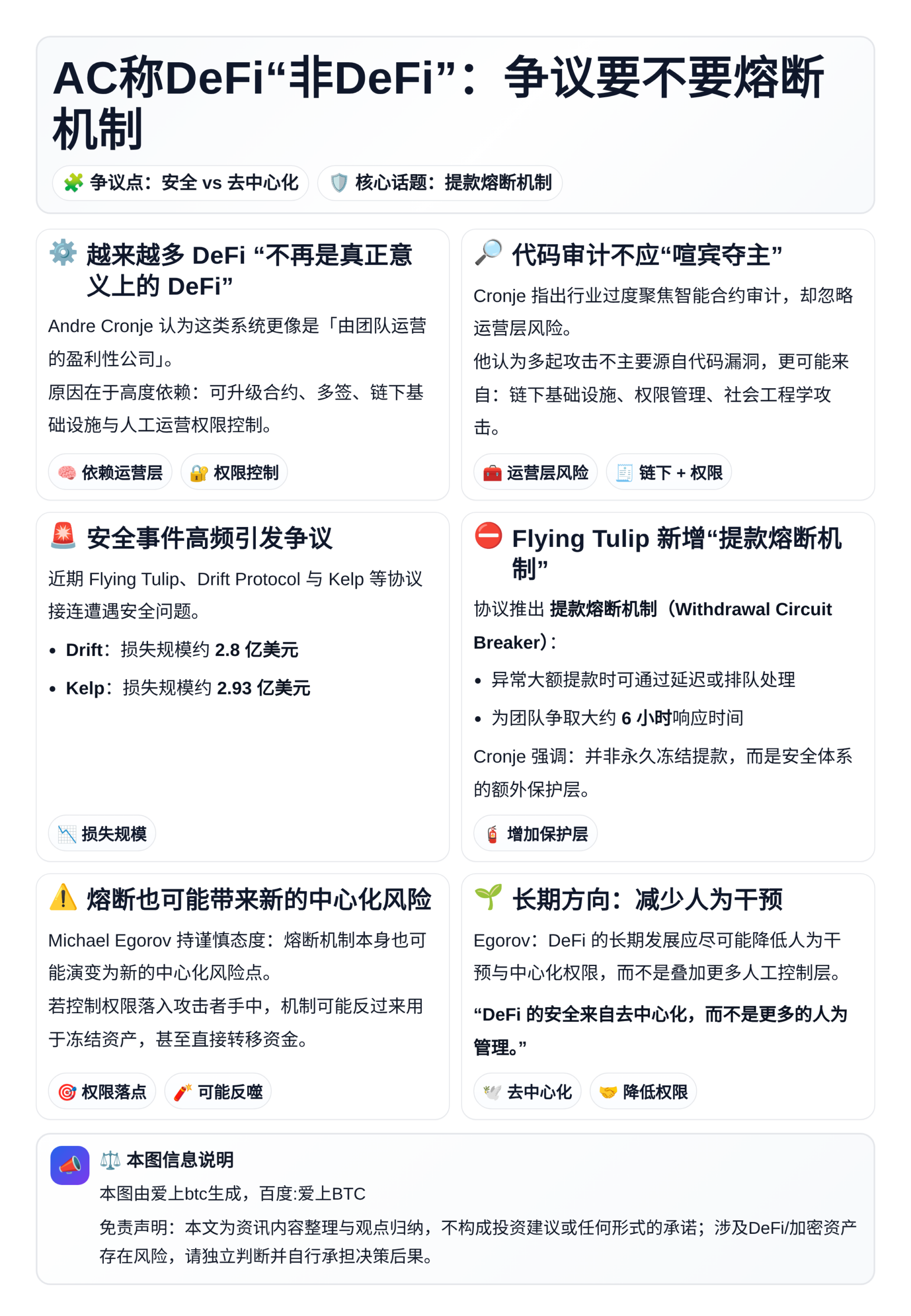 AC称DeFi“非DeFi”：争议要不要熔断机制