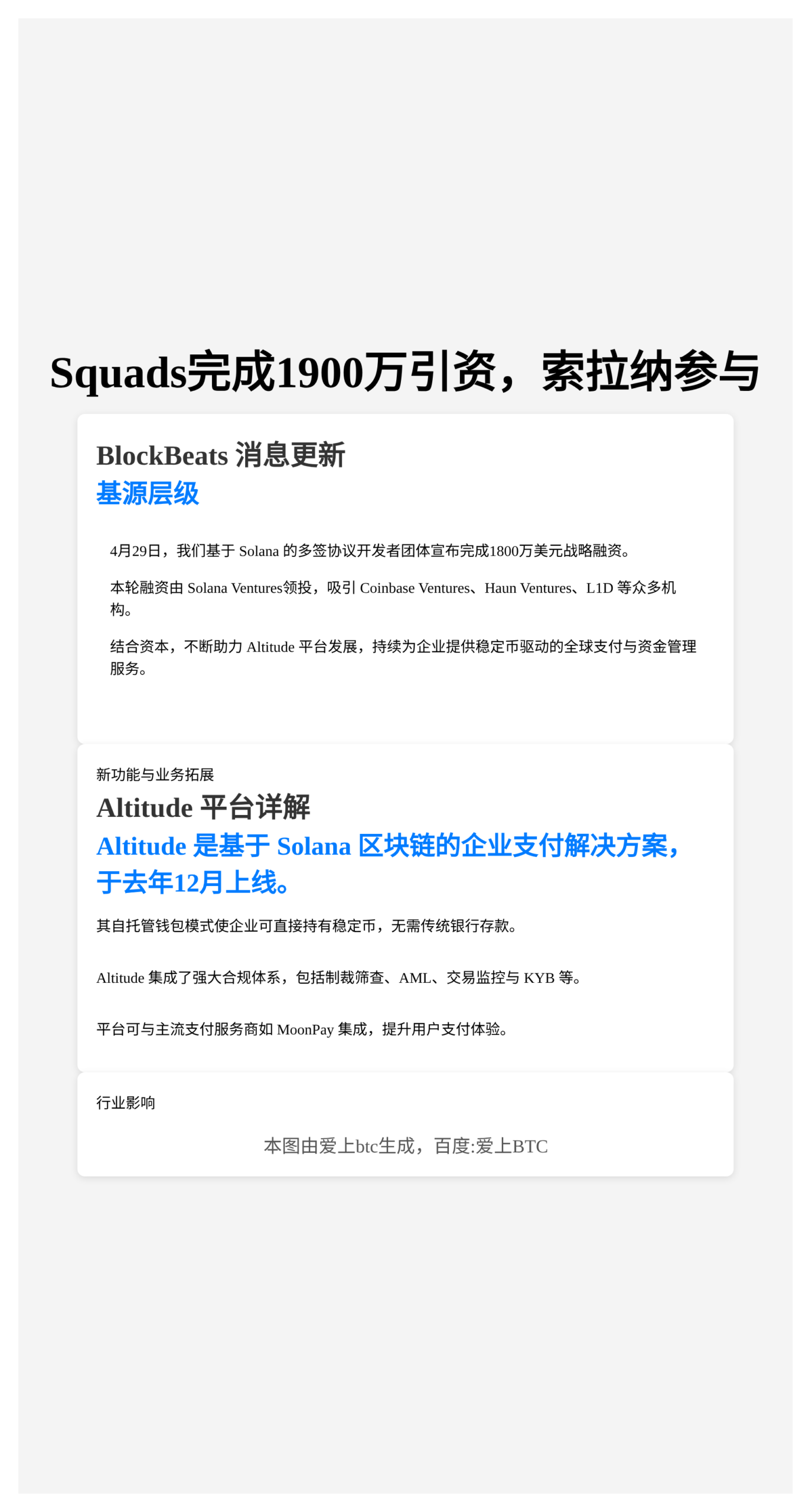 Squads完成1900万引资，索拉纳参与