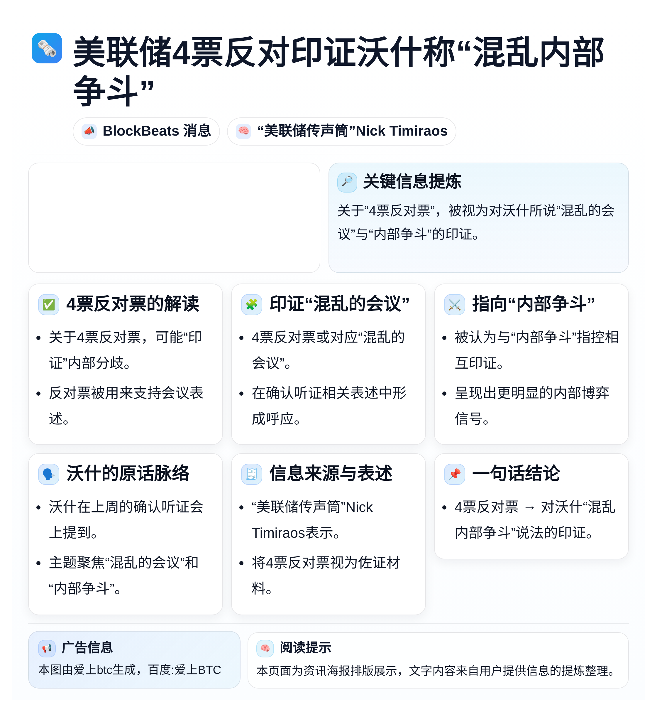 美联储4票反对印证沃什称“混乱内部争斗”