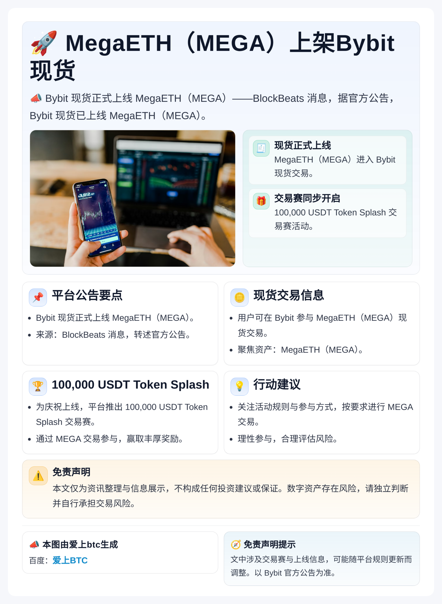 MegaETH（MEGA）上架Bybit现货