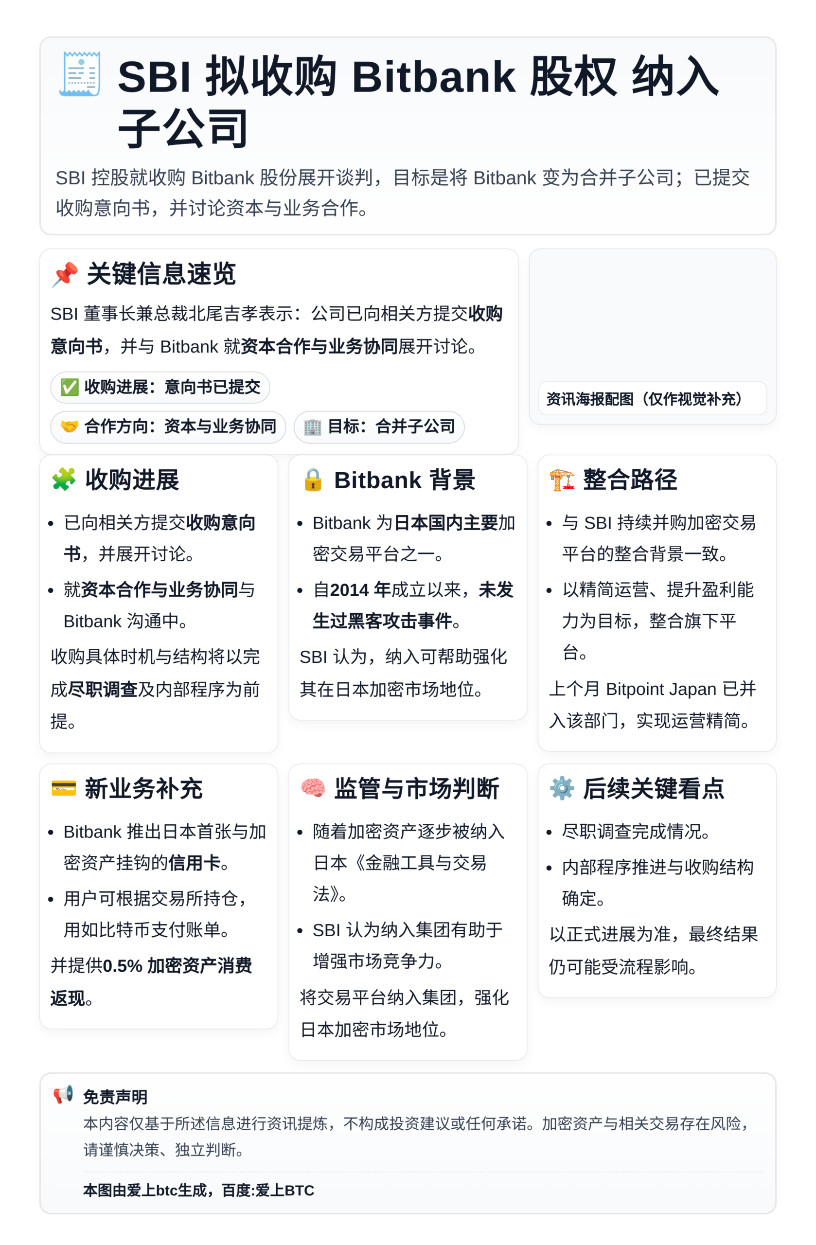 SBI拟收购Bitbank股权 纳入子公司