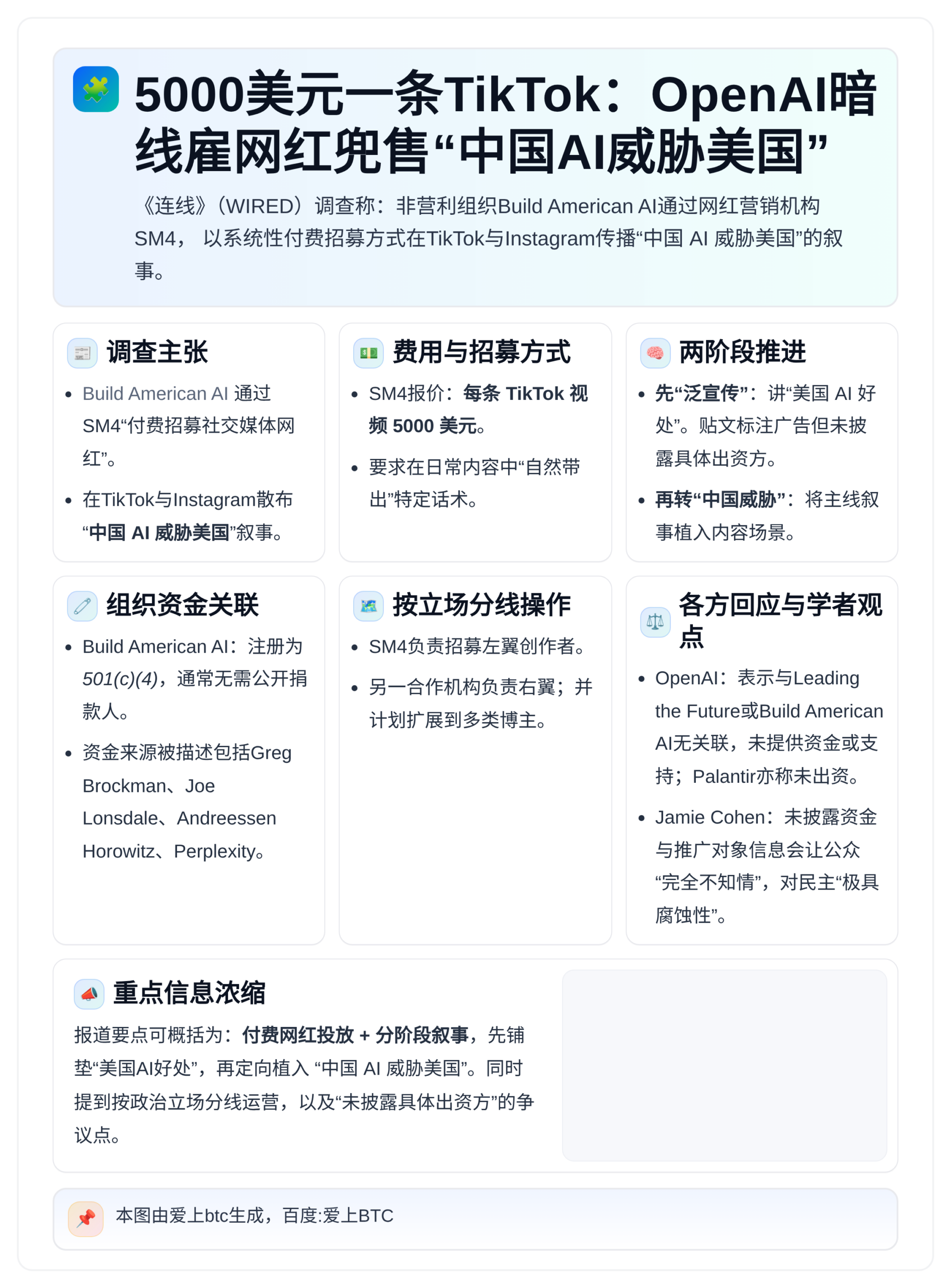 5000美元一条TikTok：OpenAI暗线雇网红兜售“中