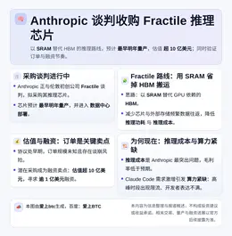 Anthropic收购英国推理芯片初创Fractile，估值