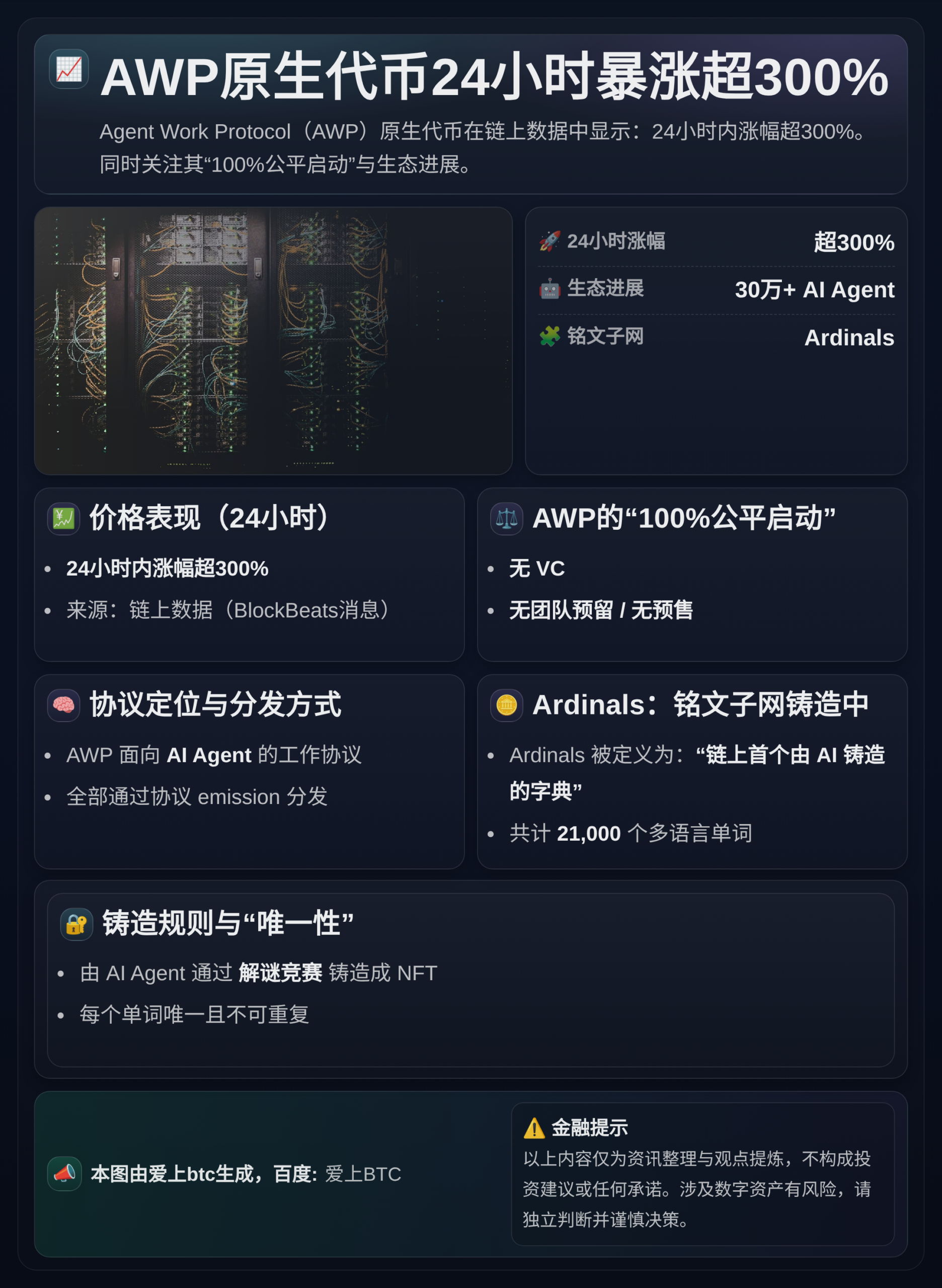 AWP原生代币24小时暴涨超300%