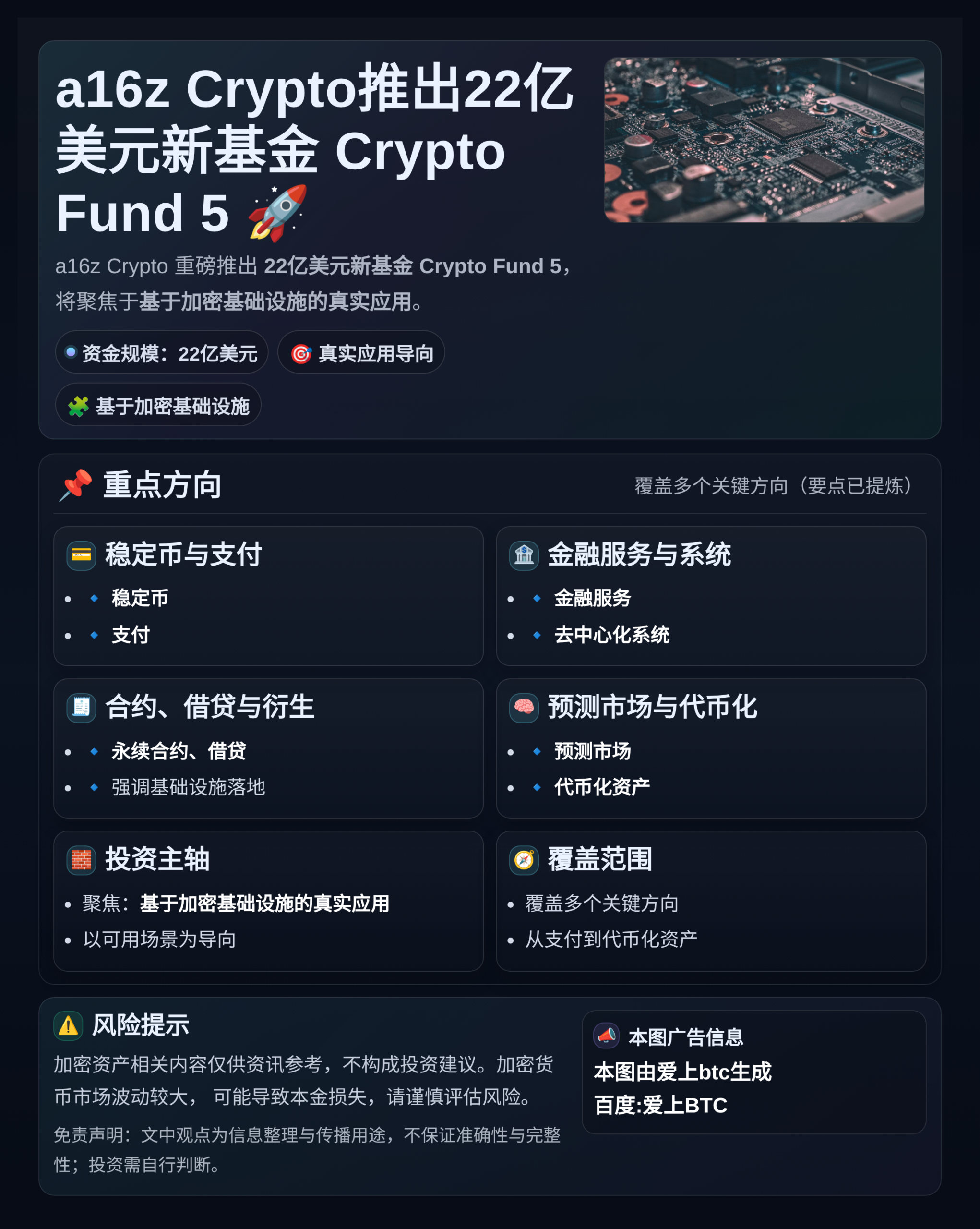 a16z Crypto推出22亿美元新基金Crypto Fu