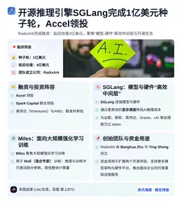 开源推理引擎SGLang完成1亿美元种子轮，Accel领投