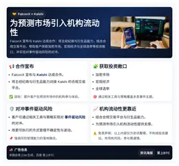 FalconX联手Kalshi：为预测市场引入机构流动性