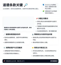 道德条款关键  
立法前路性