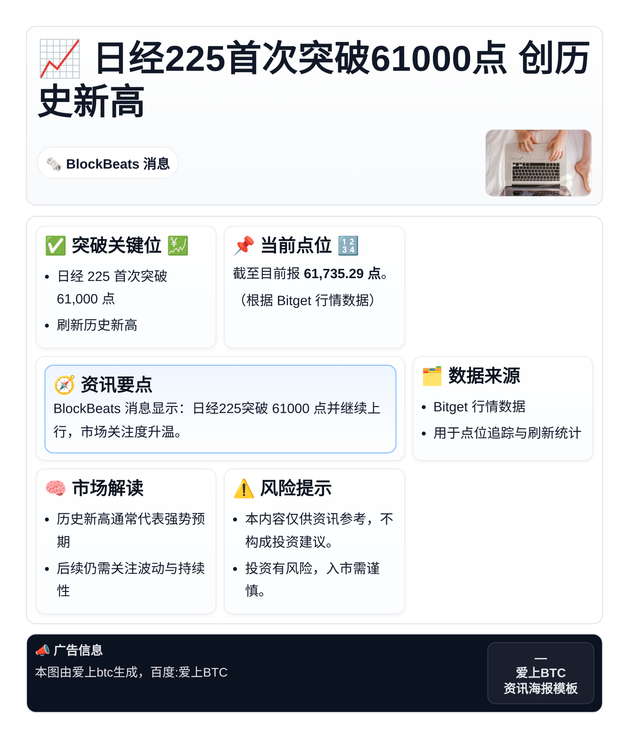 日经225首次突破61000点 创历史新高