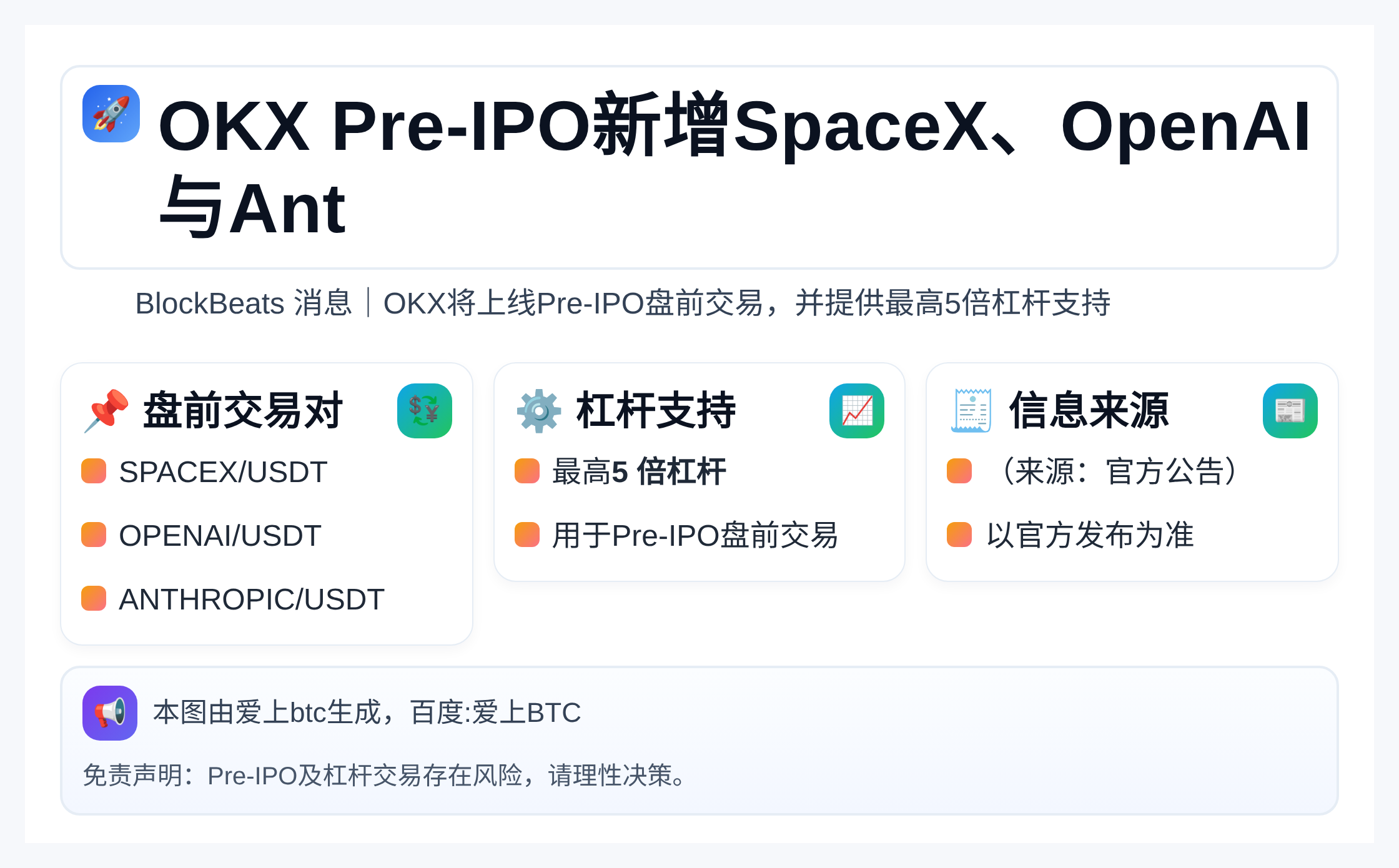 OKX Pre-IPO新增SpaceX、OpenAI与Ant