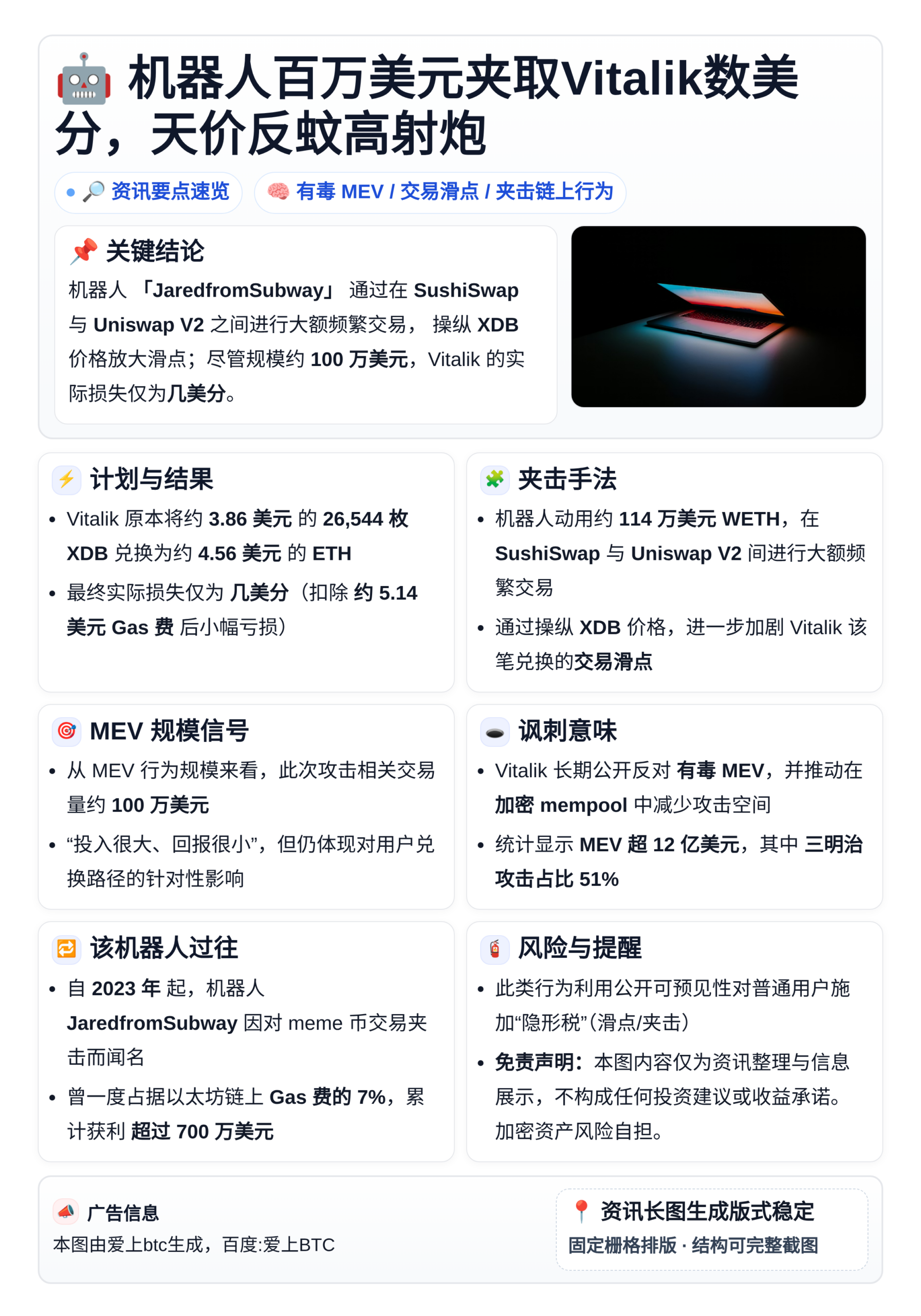 机器人百万美元夹取Vitalik数美分，天价反蚊高射炮