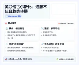 美联储古尔斯比：通胀不佳且趋势转弱