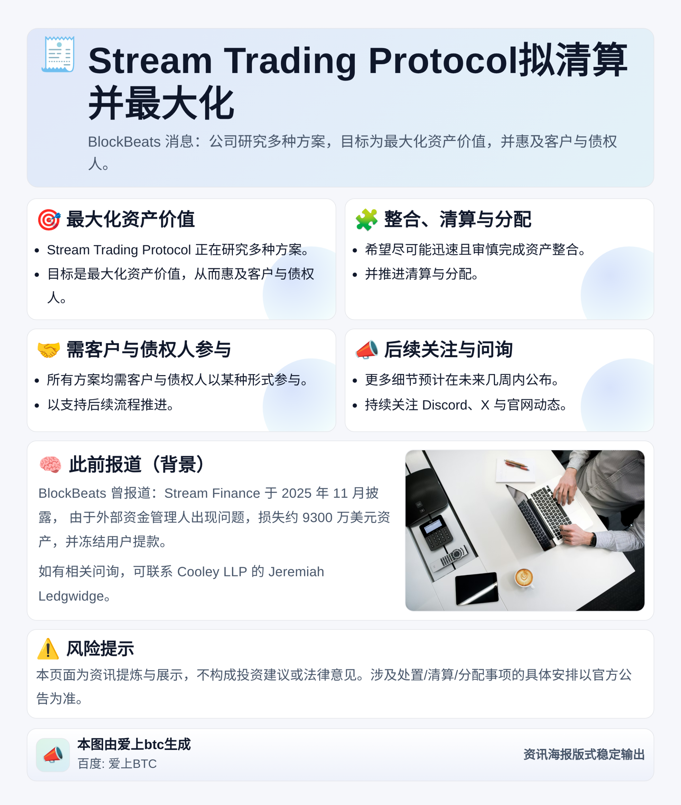 Stream Trading Protocol拟清算并最大化