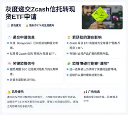 灰度递交Zcash信托转现货ETF申请