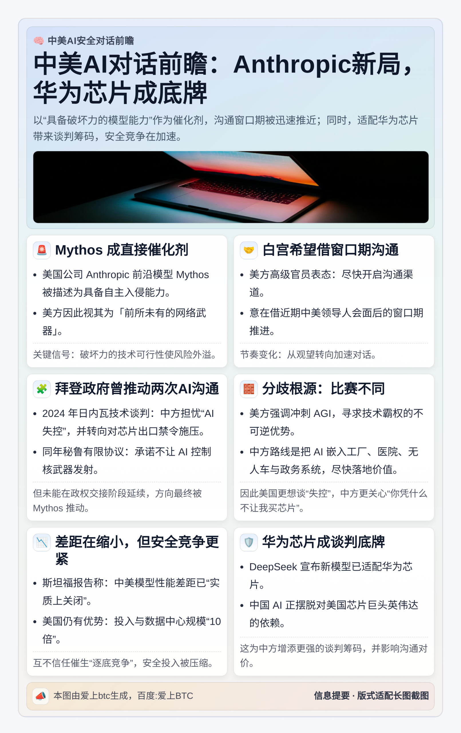中美AI对话前瞻：Anthropic新局，华为芯片成底牌